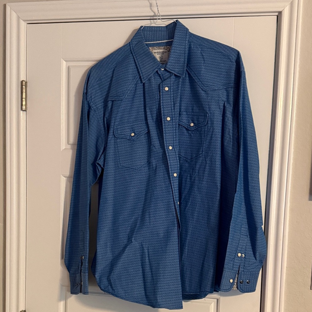 Panhandle Slim Men’s Pearl Snap Shirt - Size XL
